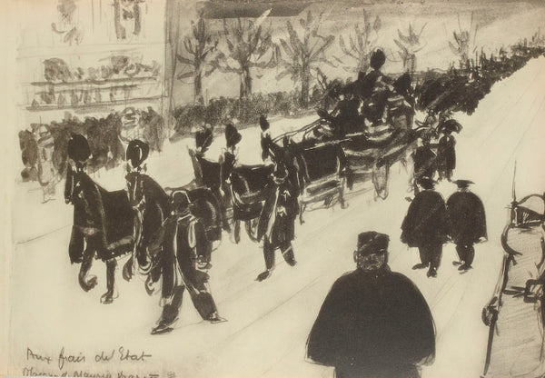 Aux frais de lEtat obsèques de Mauris Barrès 1921