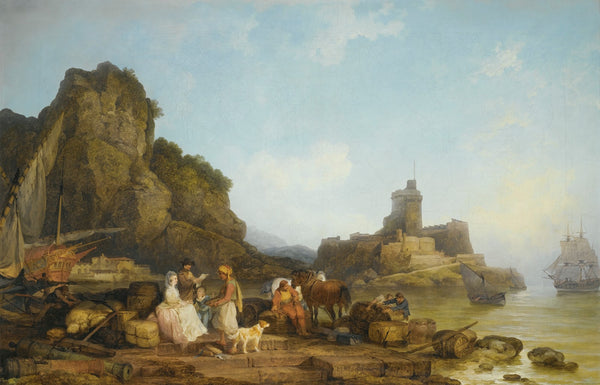 A Sea Port In The Levant Morning 1784
