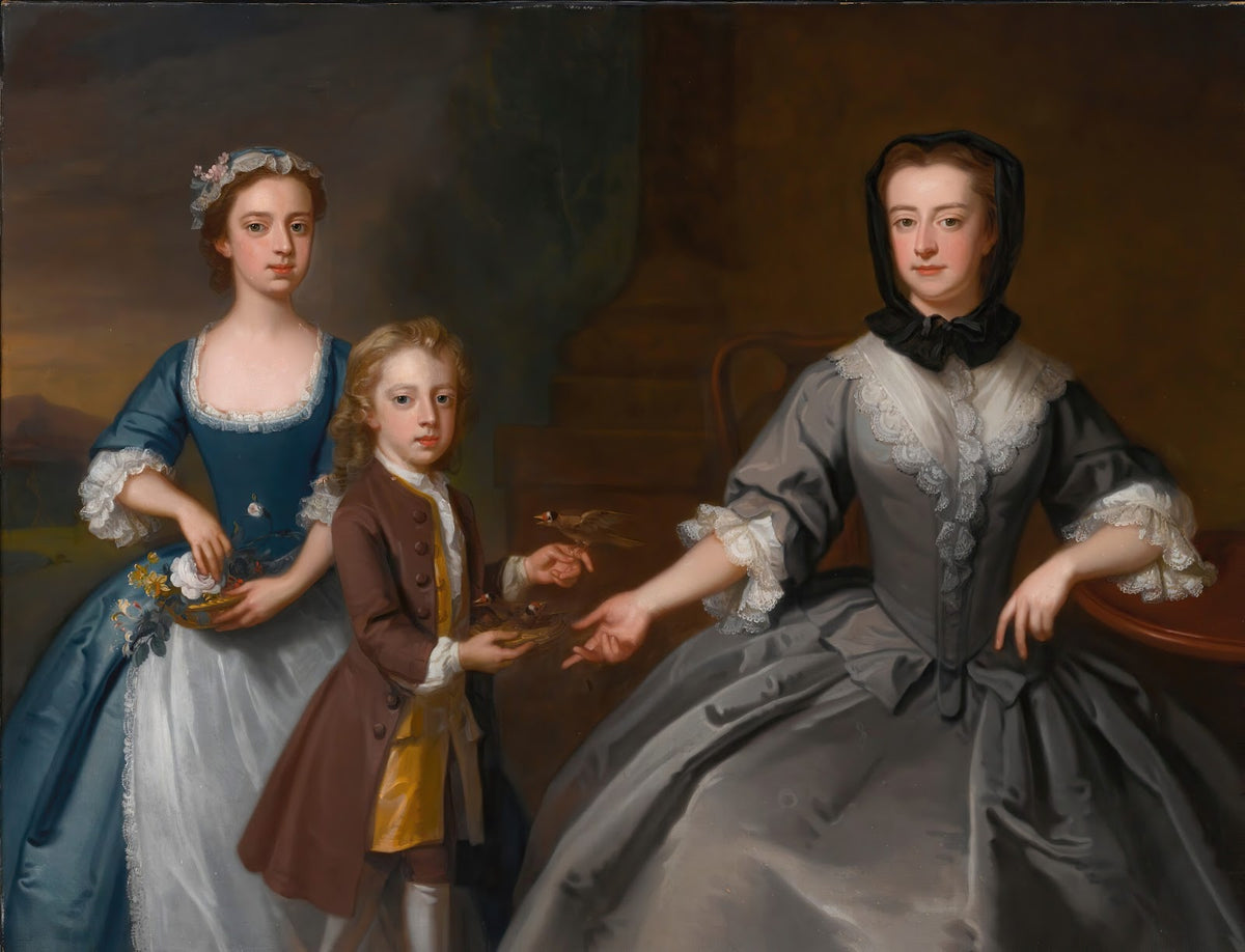 Portrait Of Mrs FinchWith Her Son And Daughter 1810