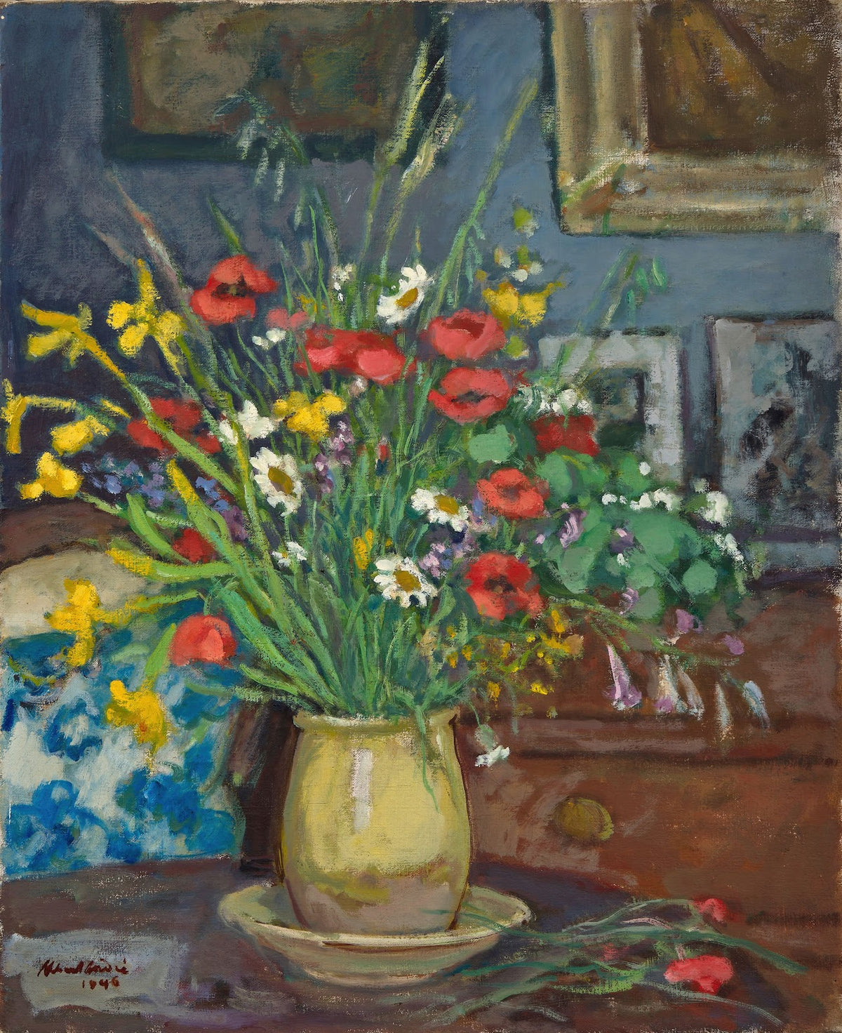 Bouquet de fleurs 1946