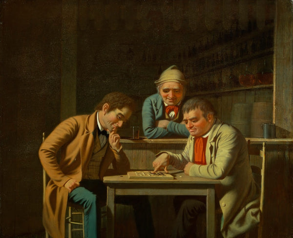 The Checker Players 1850