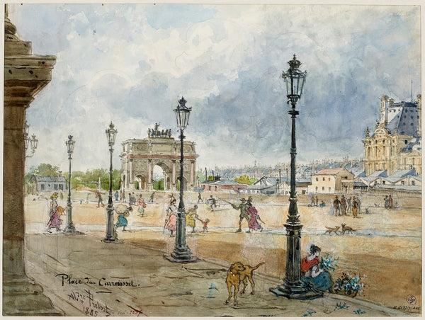 Place du Carrousel 1885