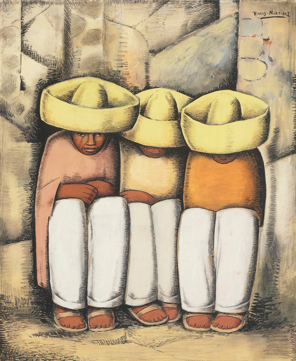 Indios en reposo circa 1935