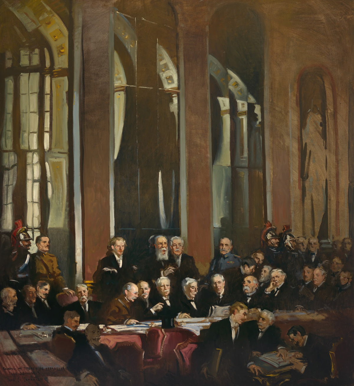 Signing of the Treaty of Versailles 1919 1919
