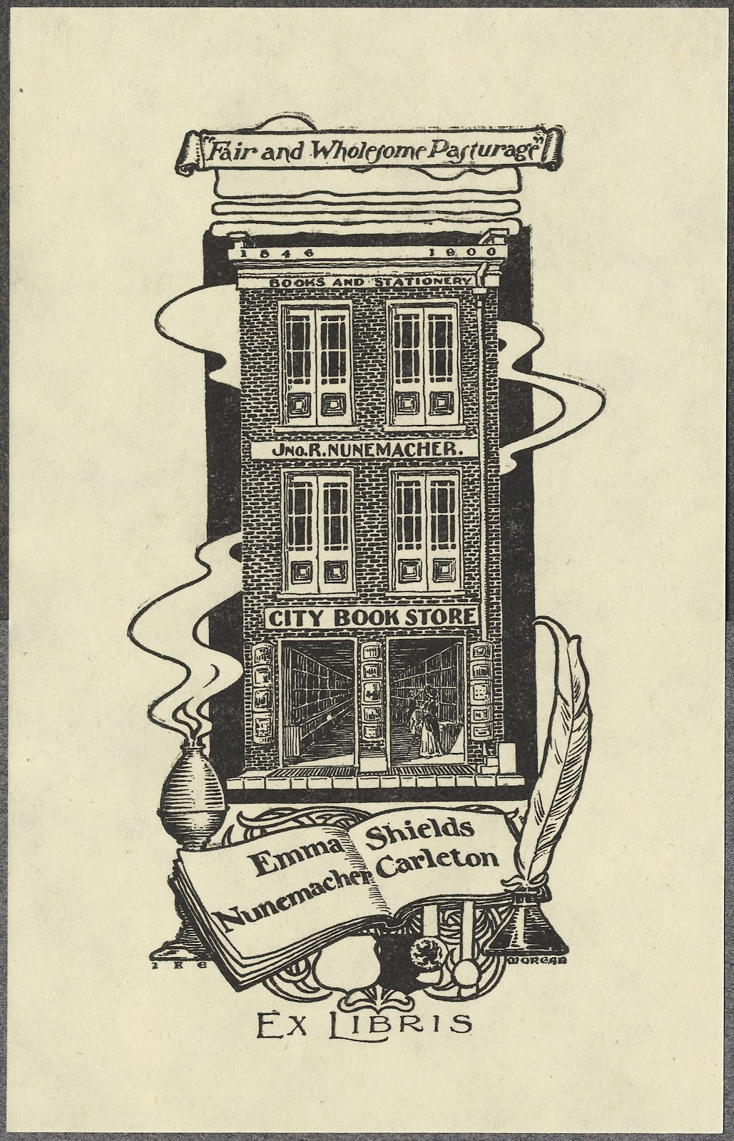Emma Shields Nunemacher Carleton 1900