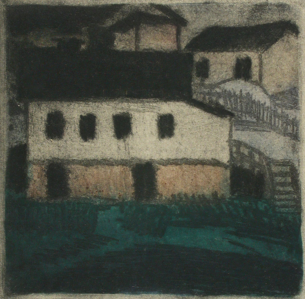 Houses on the beach 1914