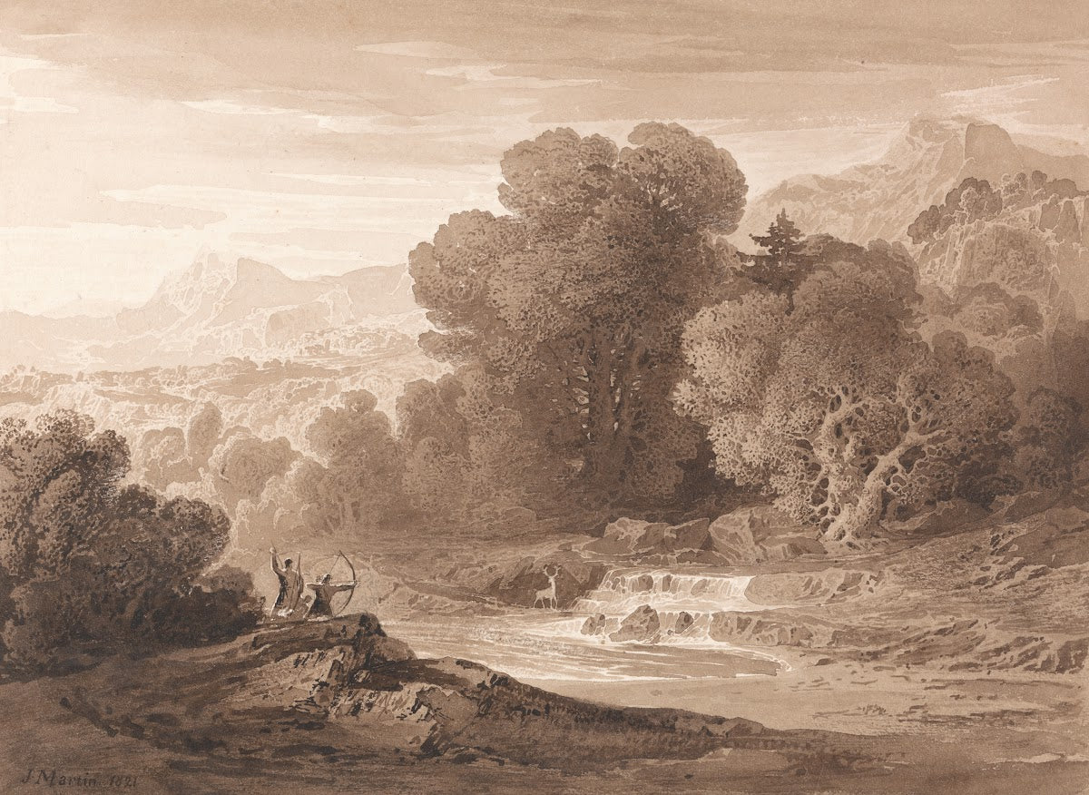 Archers Stalking a Stag 1821