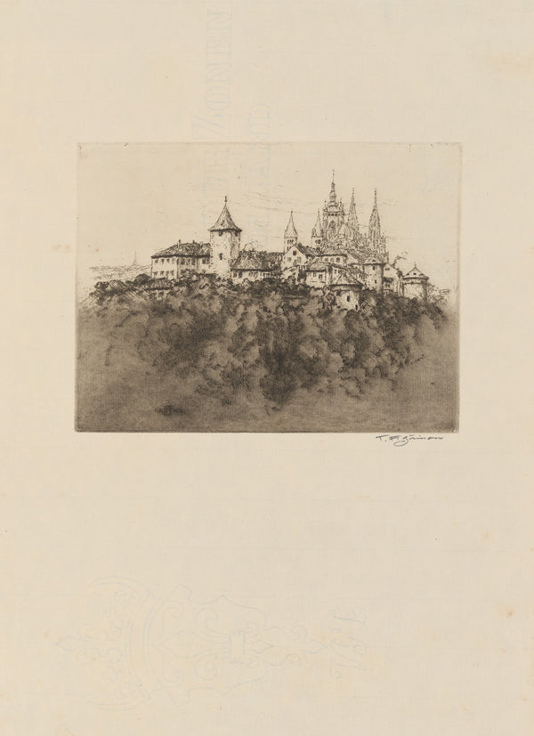 The towers of the Hradčany 1911