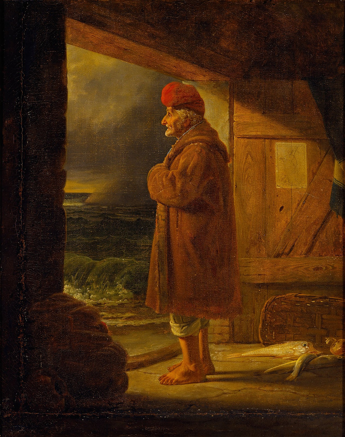 A Neapolitan Fisherman At His Door