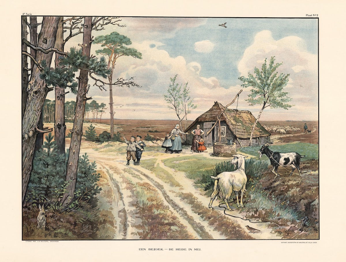 Een bezoek  De heide in mei 1910