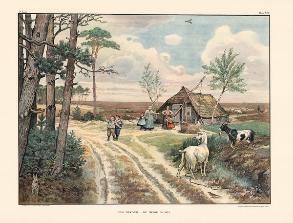 Een bezoek  De heide in mei 1910
