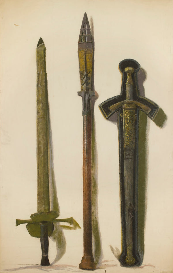 Coronation sword of Augustus III the lance of St Maurice and the sword of Sigism