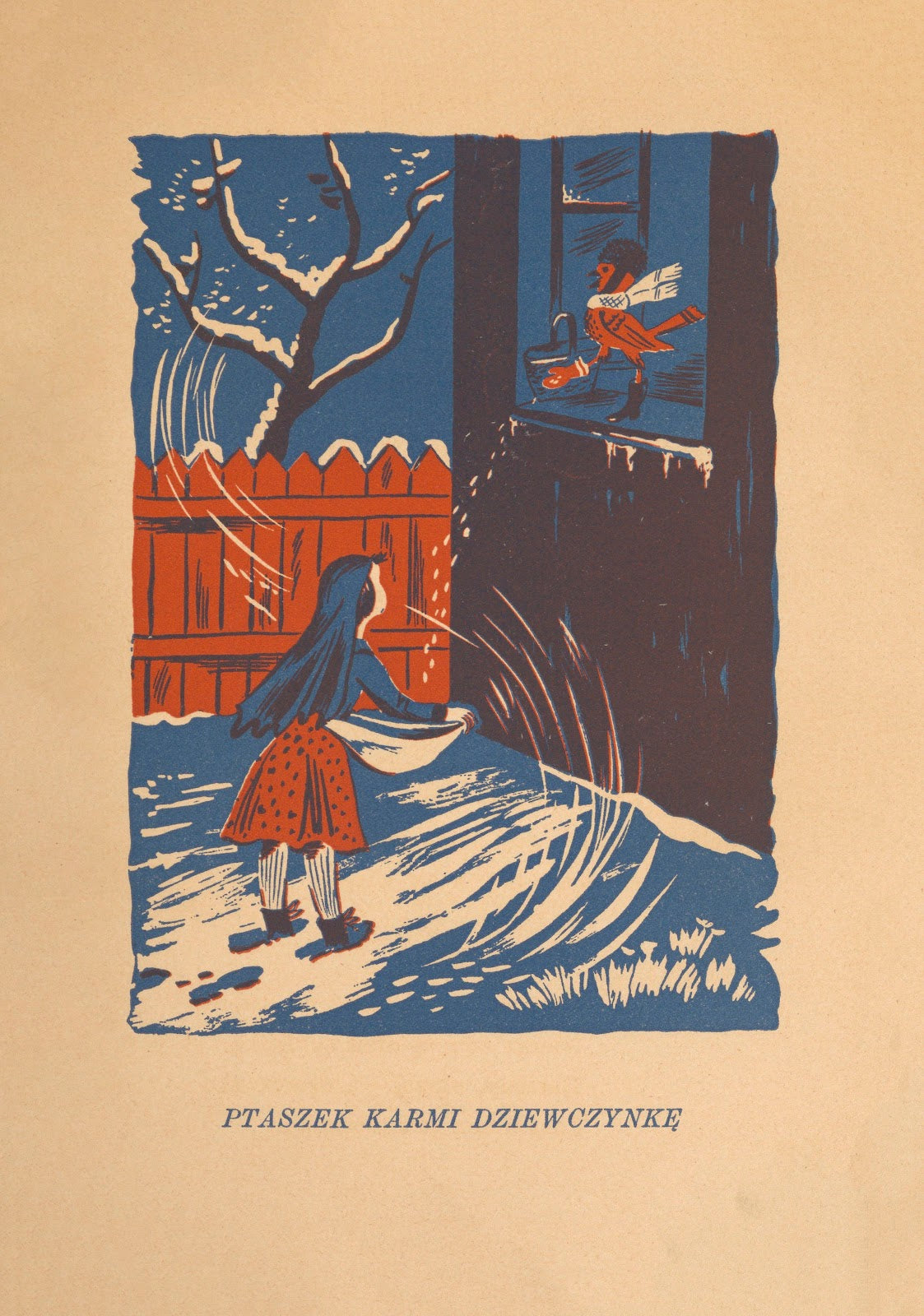 Ptaszek Karmi Dziewczynkę 1940