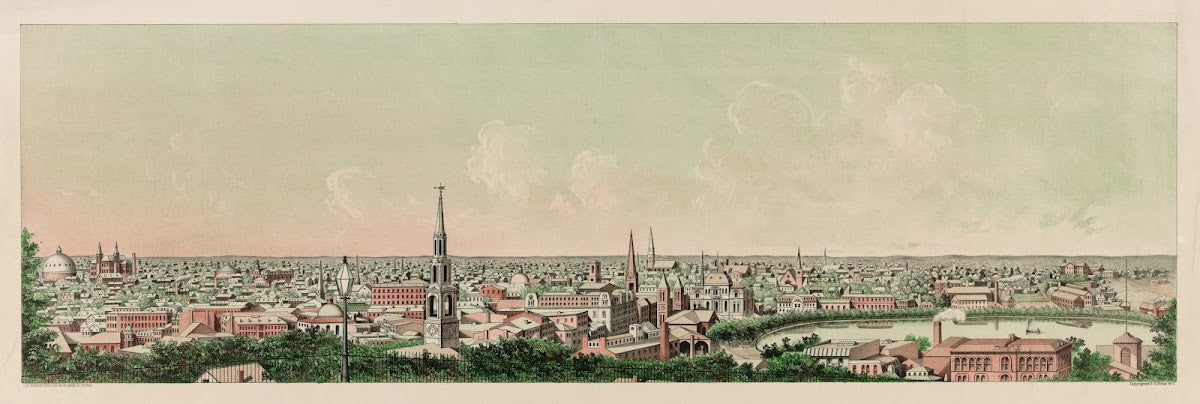 Providence  from Prospect Terrace 1877 1877