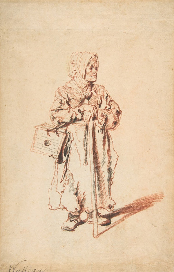 Standing Savoyarde with a Marmot Box ca 1715