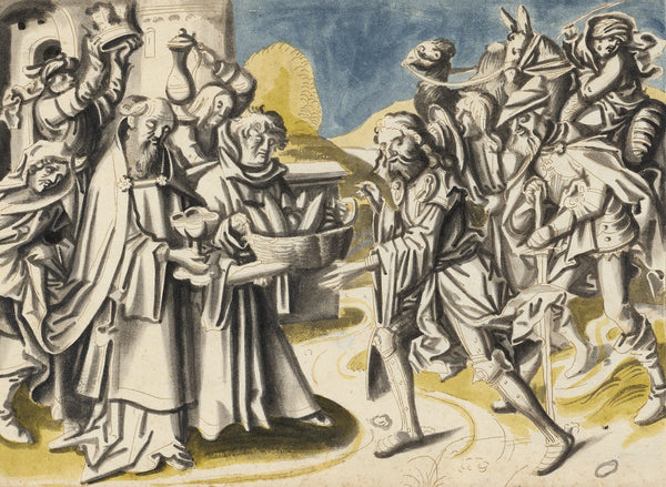 The meeting of Abraham and Melchizedek 1500