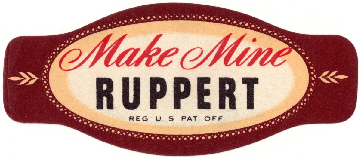Ruppert Beer Label 1935