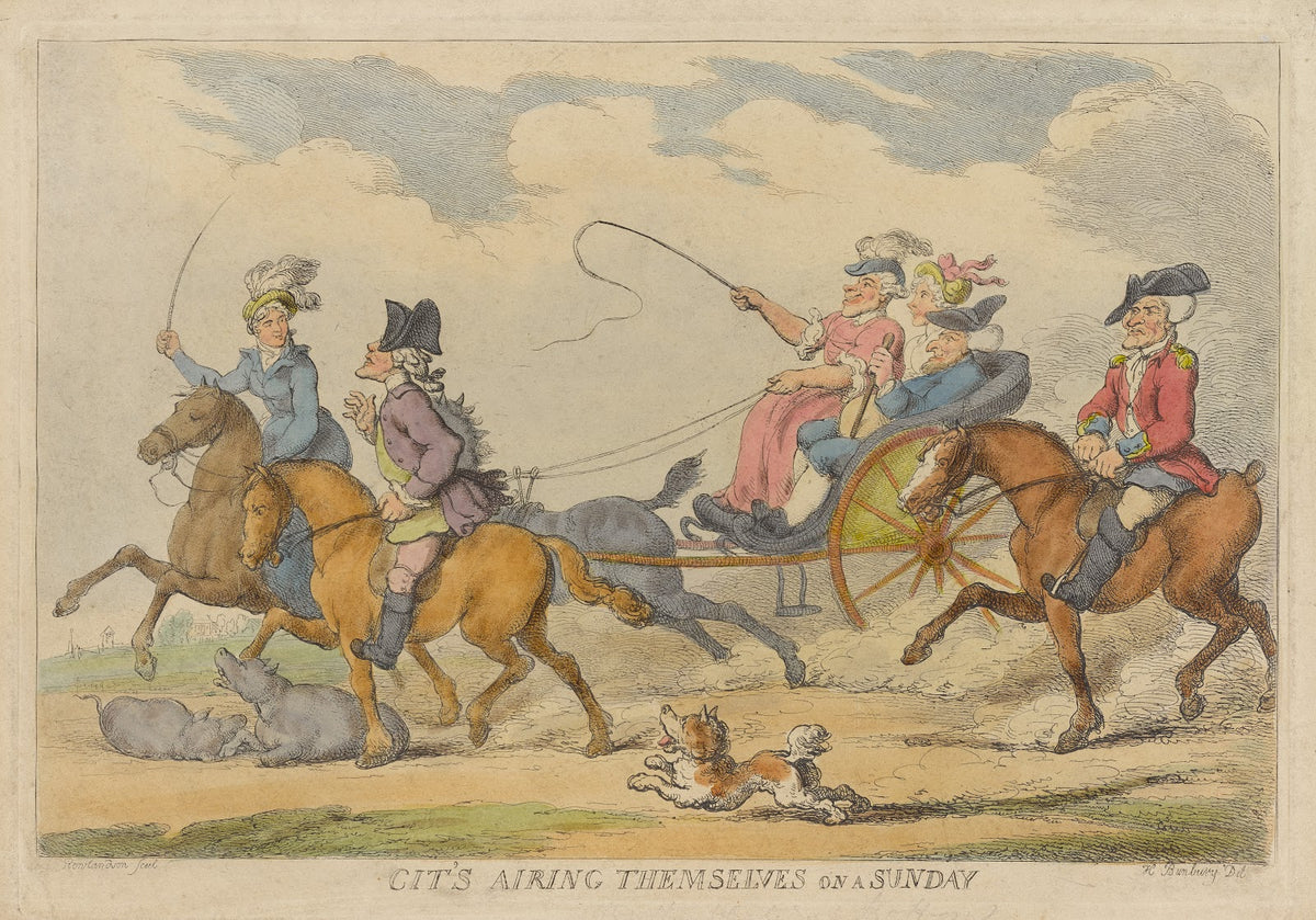 Cits airing themselves on Sunday 1799
