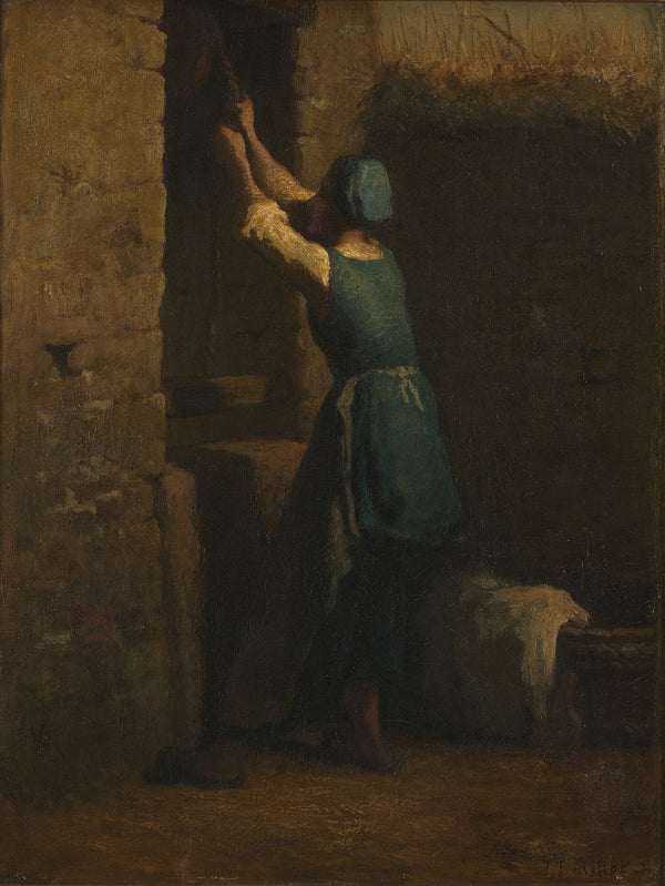 Woman at Well ca 1850