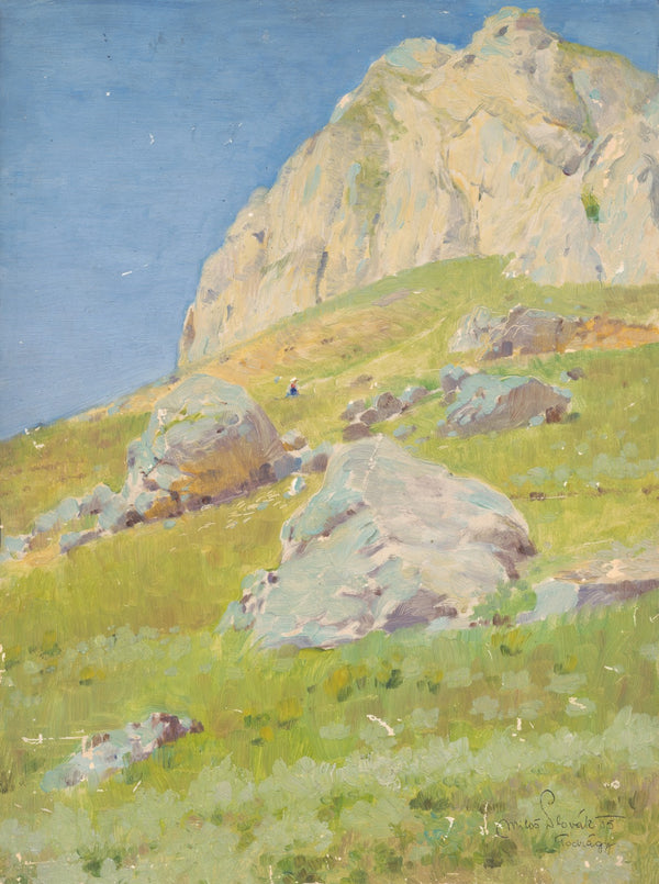 Study of Landscape around Súľovké Podhradie 1905