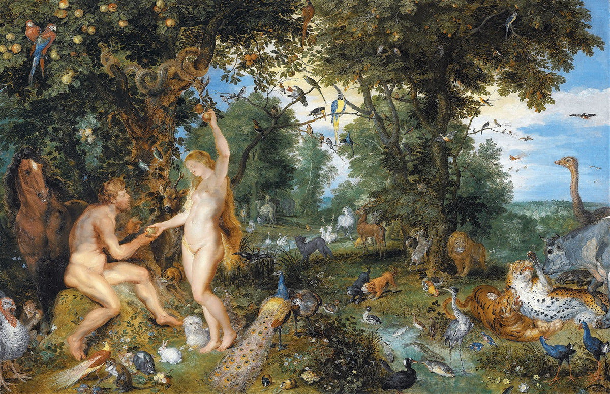 The Garden of Eden with the Fall of Man c 1615