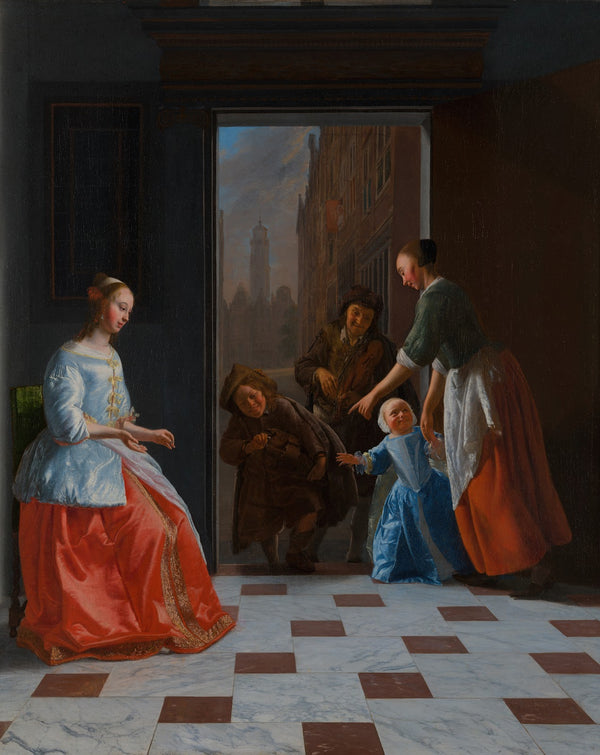 Street Musicians at the Door 1665