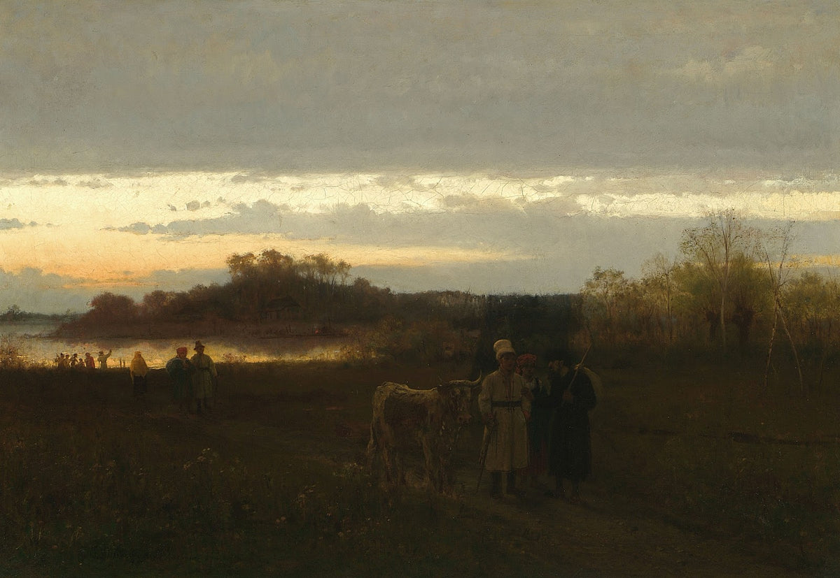 On the way to the fair 1872
