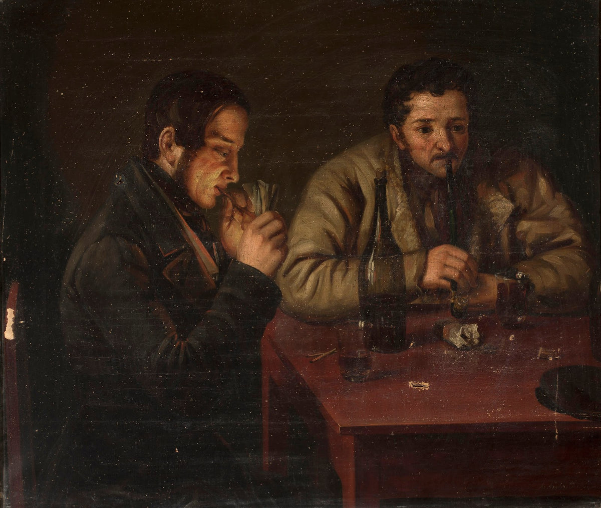 Genre scene in a tavern