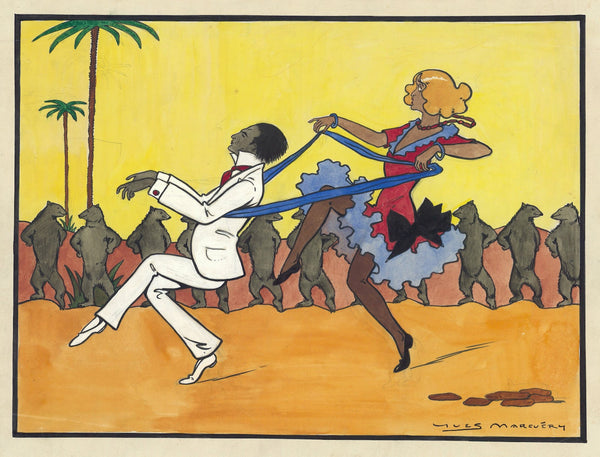 Gaby Deslys et Harry Pilcer dans La revue de Marigny de Michel Carré et André Ba