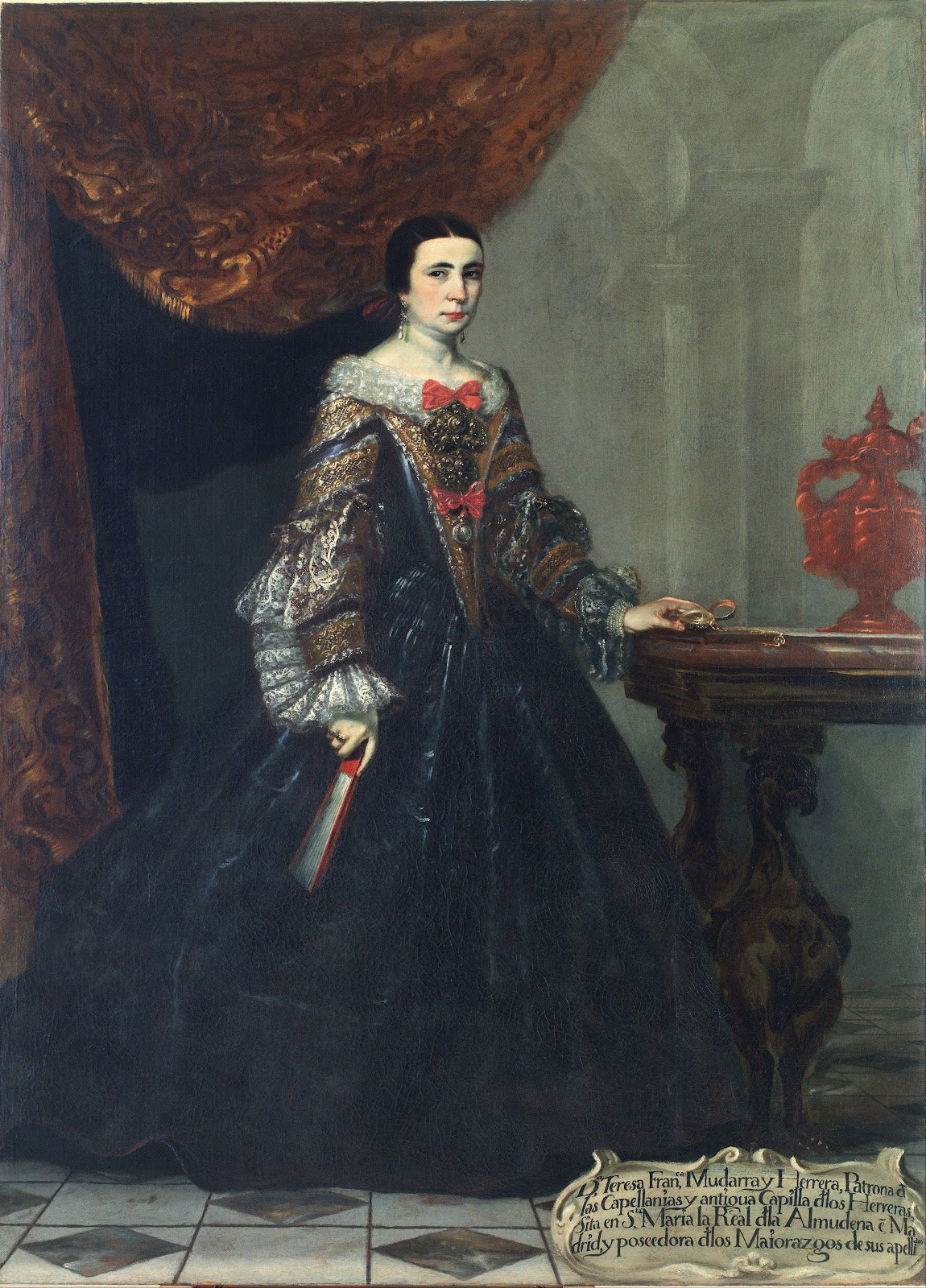 Portrait of Teresa Francisca Mudarra y Herrera Ca 1690