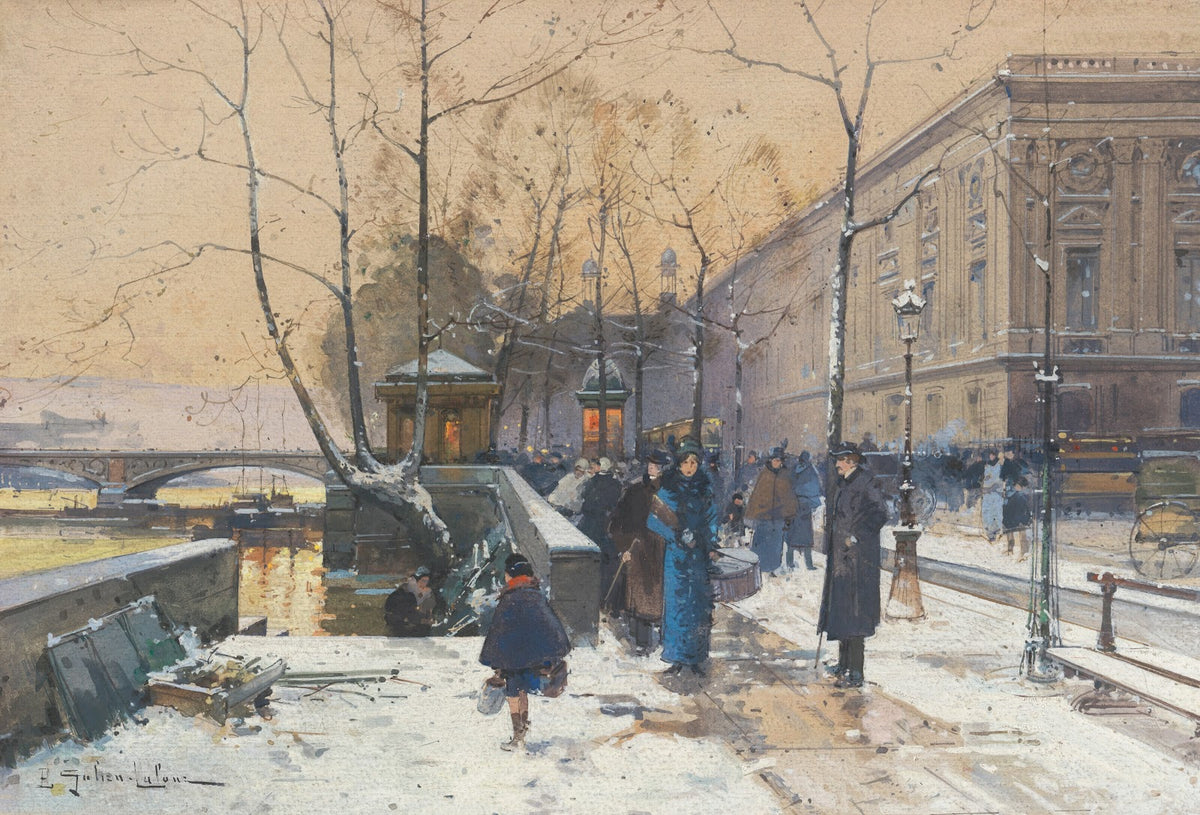Les bords de la Seine près de Châtelet