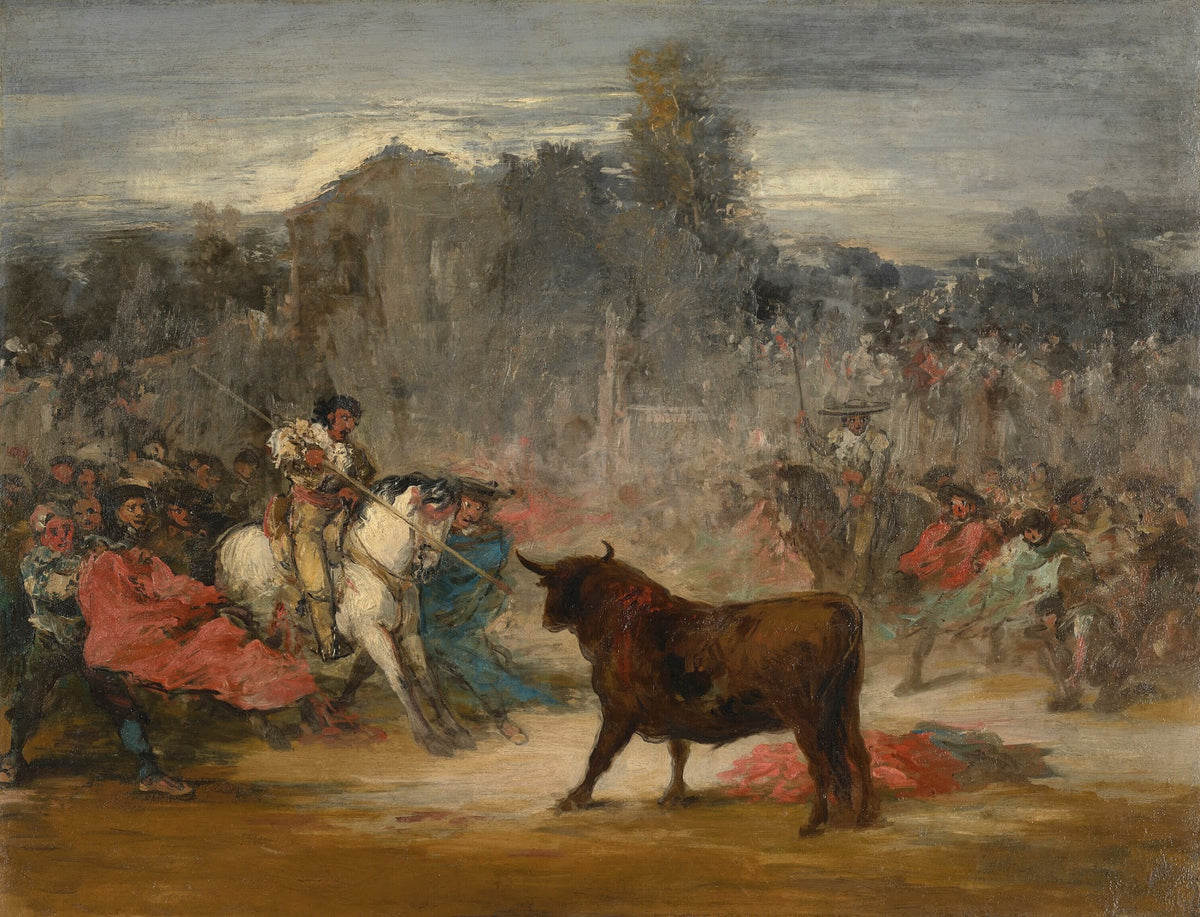 Varilargueros acosando al Toro