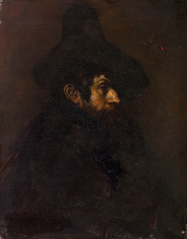 Homme au grand chapeau 1860 1870