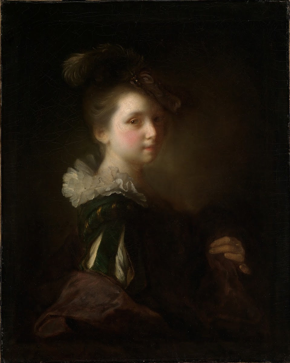 Girl in Spanish costume ca 1730