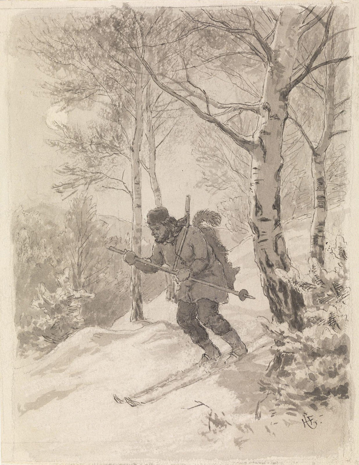 Venturing downhill 1879