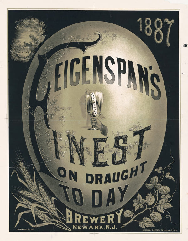 1887 Feigenspans finest on draught today 1887