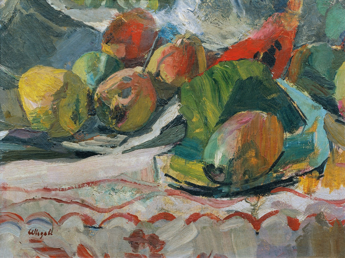 Fruit still life around 1918