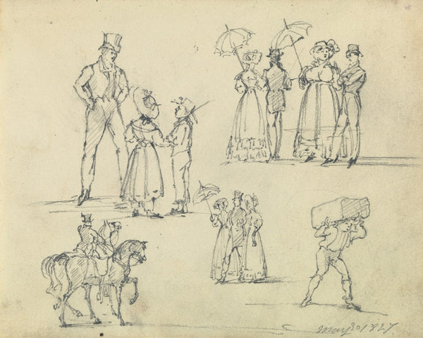 Sketches of Towns People 1827