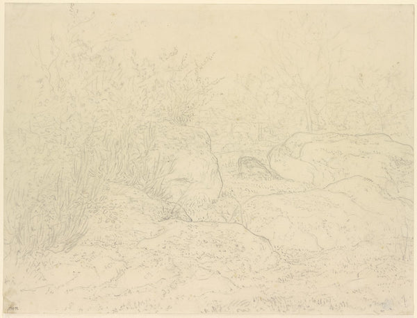 Felsen im Wald von Fontainebleau 1863