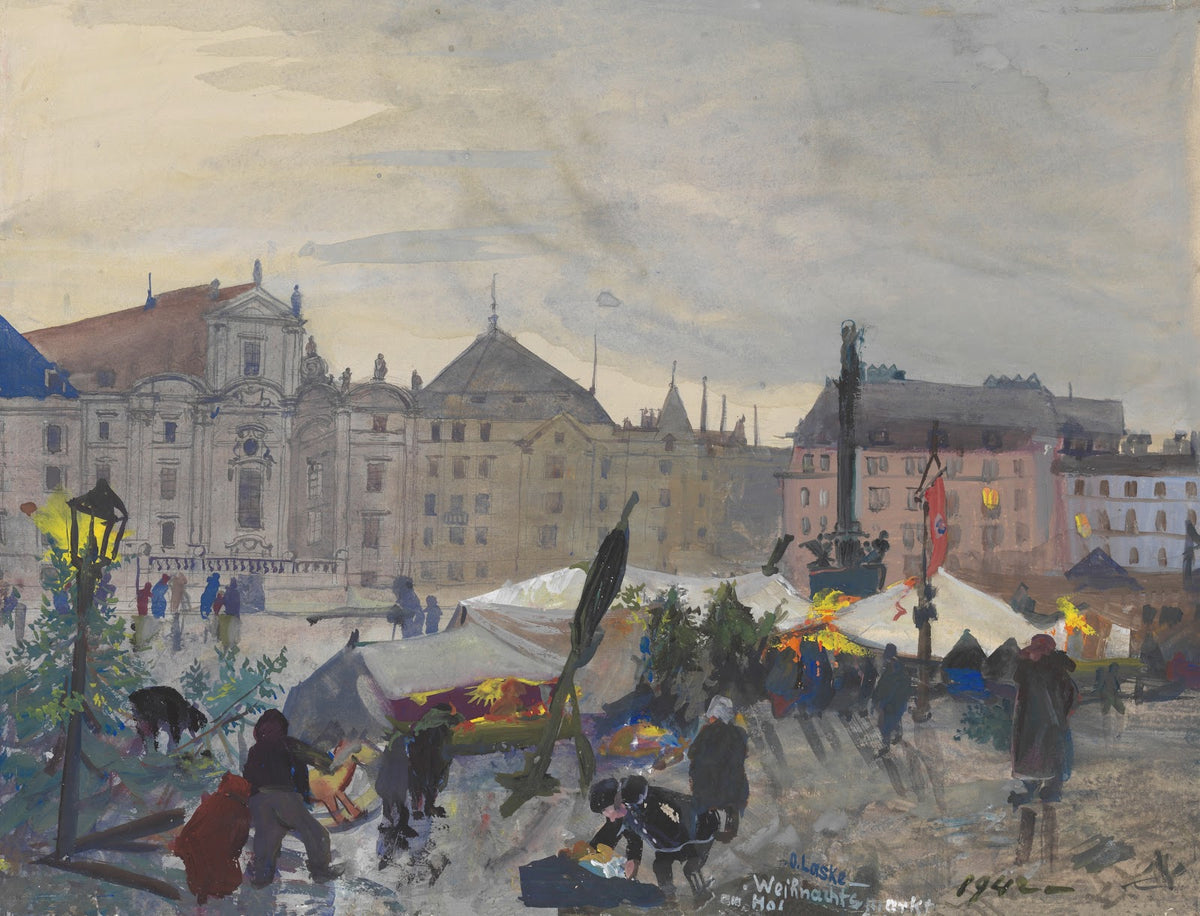 Weihnachtsmarkt am Hof 1942
