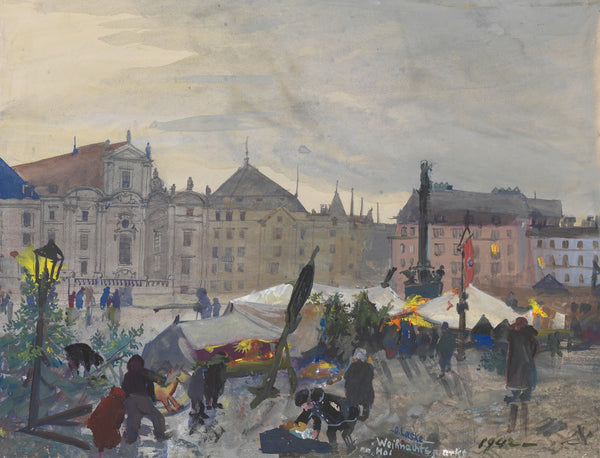 Weihnachtsmarkt am Hof 1942