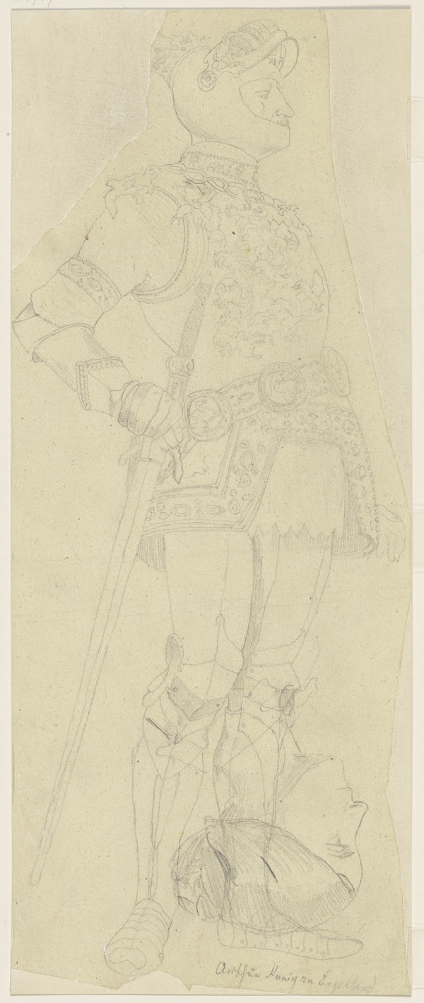 Geharnischter Ritter König Artus