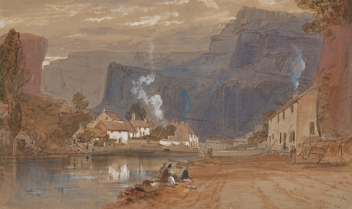 Cheddar Cliffs Somerset 1849