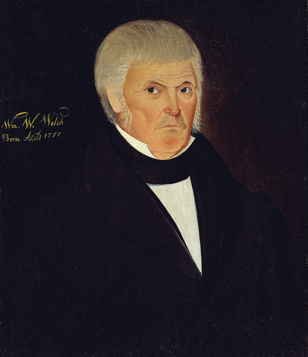 Portrait of Mr William W Welch c 1837