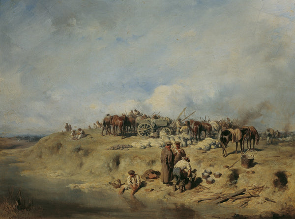 Biwak russischer Soldaten 1852