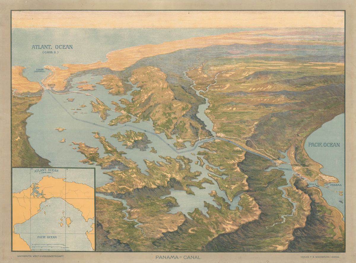 Panama  Canal 1913