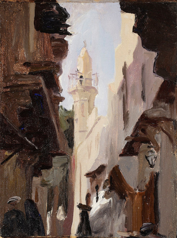 Street in Cairo From the journey to Egypt 1903