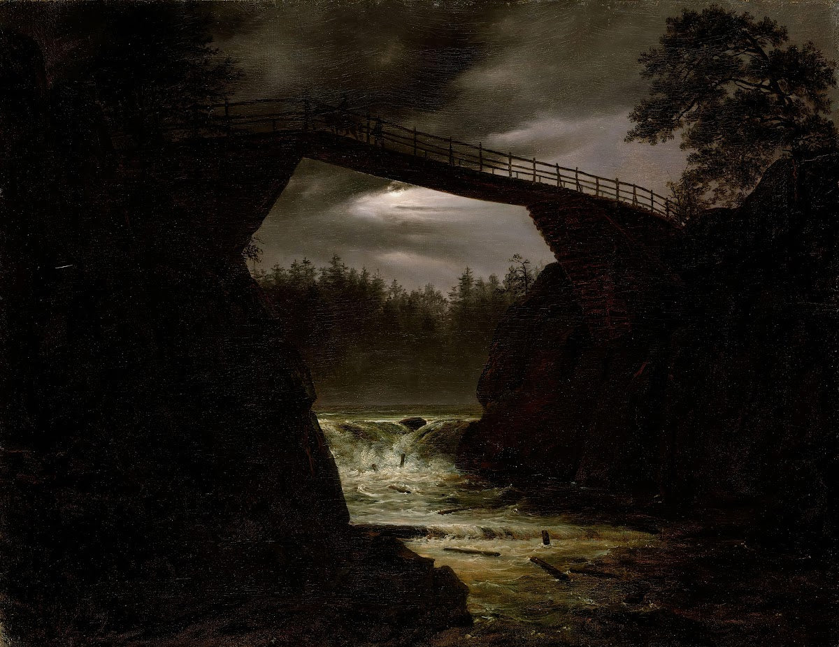 The Bridge of Hauge outside Arendal 1829