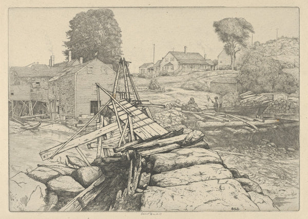 Old Sea Dam 1900 1925