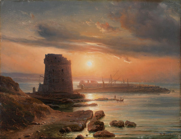 The Harbour in Agrigento 1839